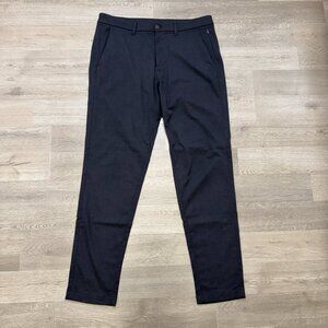 Lululemon Commission Pant Wool Blend Slim Fit Charcoal Grey 34x31